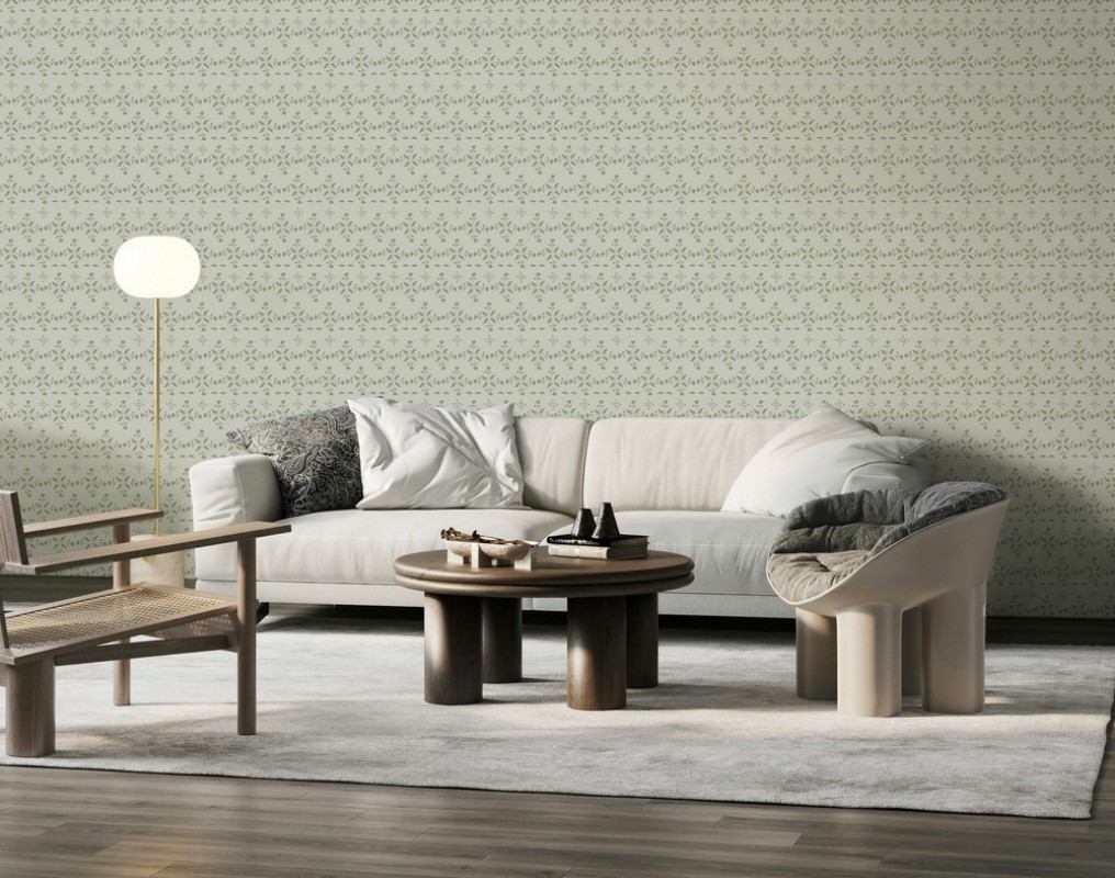 Bild på Färgsättning Leaves and round sprigs in Green - 1032901-01 - 10531-01